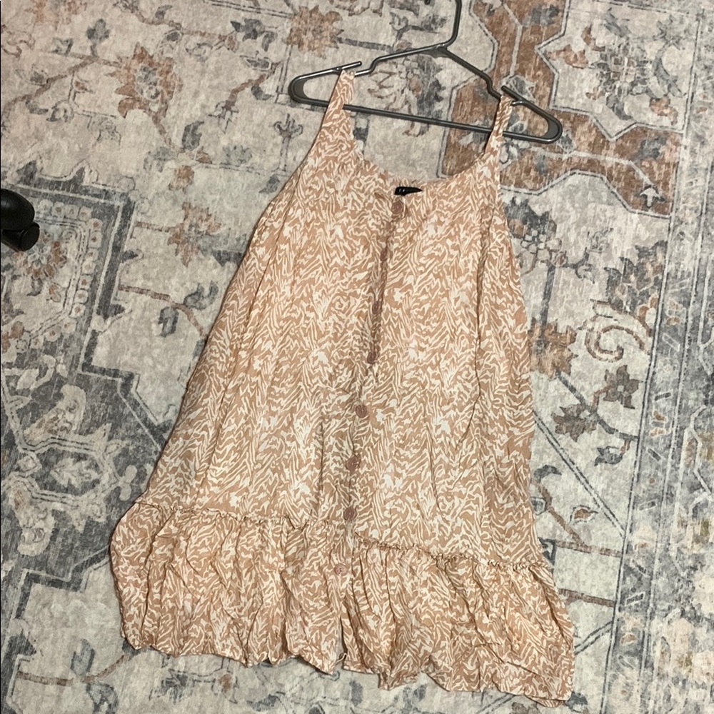 Tribal Ruffled Bubble Dress